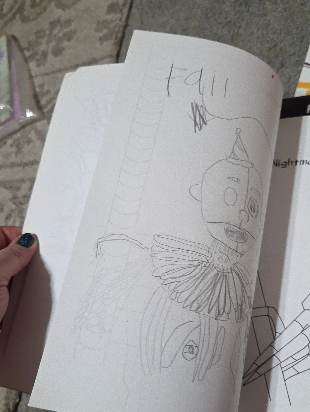Fnaf Coloring Book Set -five Nights At Freddys